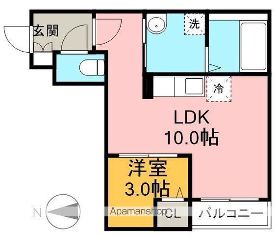 JACK ATSUTAKOSHINⅠ(1LDK/1階)の間取り写真