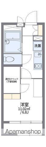 レオパレスSAKURAⅡ(1K/1階)の間取り写真