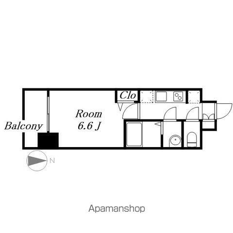 プレサンス名駅南エディフィス(1K/5階)の間取り写真