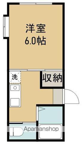 プランドビル銀杏町(1K/2階)の間取り写真