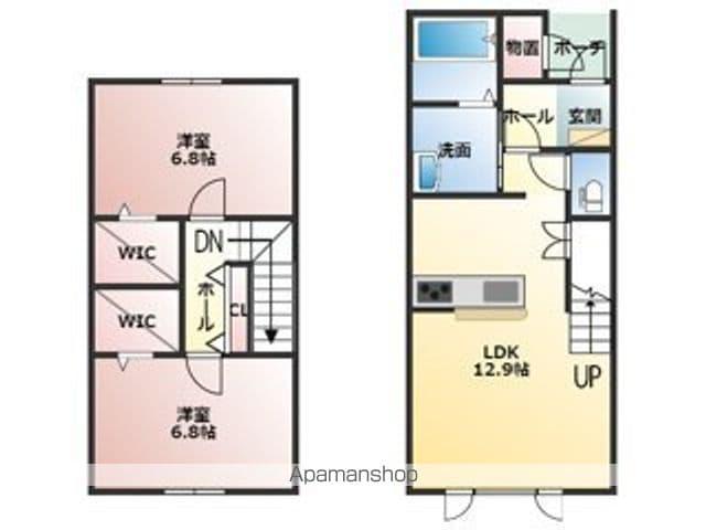 ビジューⅣ(2LDK)の間取り写真