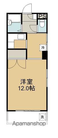 パルテール羽田2号館(1K/2階)の間取り写真