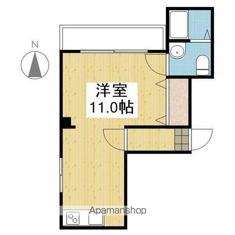 パラドール束本(ワンルーム/4階)の間取り写真