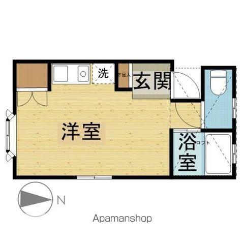 ラフォーレあおば(ワンルーム/2階)の間取り写真