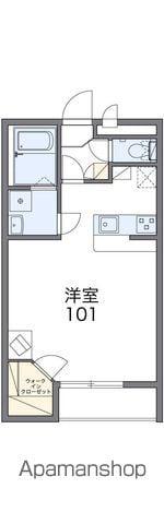 レオパレスグランドカメリアⅦ(1K/2階)の間取り写真