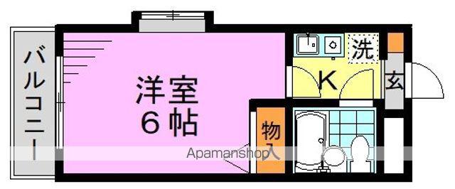 ジョイフル新高円寺第3(1K/4階)の間取り写真