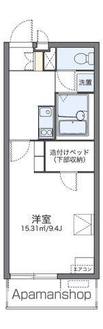 レオパレスイーストビレッジ2(1K/3階)の間取り写真
