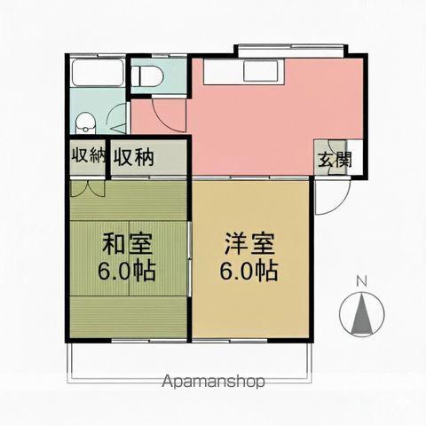 トークINM(2DK/2階)の間取り写真