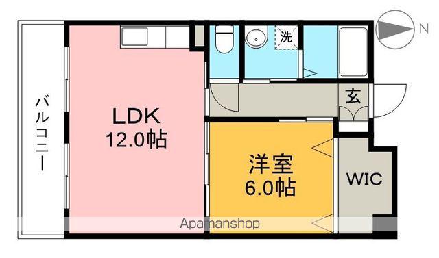 マリベールTANOUCHIⅠ番館(1LDK/1階)の間取り写真