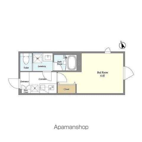 ネオアーバンレジデンス方南町(1K/1階)の間取り写真