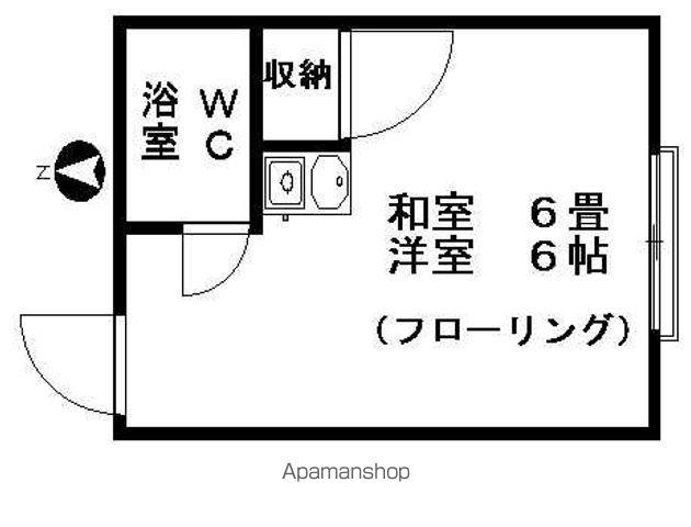 シティハイツマスダ(1K/1階)の間取り写真