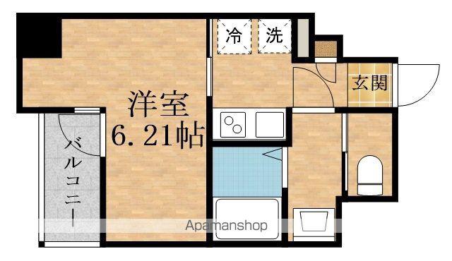 アルティザ森ノ宮DC(1K/10階)の間取り写真