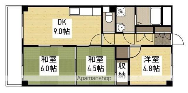 今村エステート Ⅰ(3DK/2階)の間取り写真