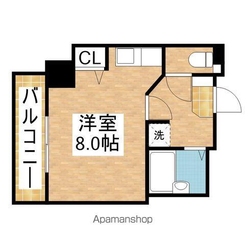 グレイス吹上(1K/6階)の間取り写真
