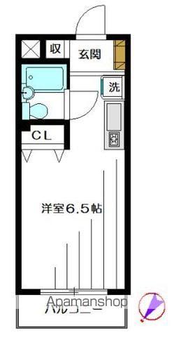エスタ梅ヶ丘(ワンルーム/1階)の間取り写真