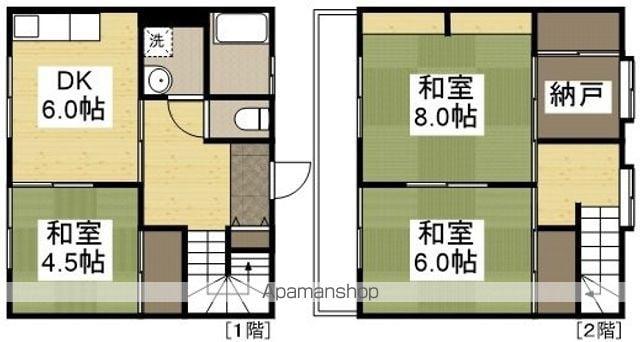 耕正アパート(3DK)の間取り写真