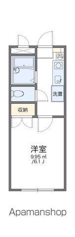レオパレス川手町B(1K/1階)の間取り写真