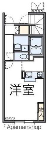 レオネクストウェルフェアー(1K/1階)の間取り写真