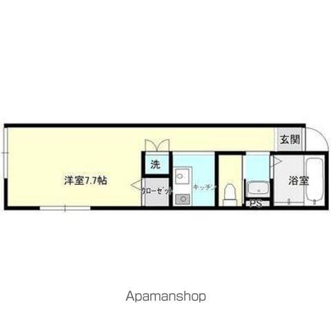 サウスWINGマンションNOW AND THEN BLDG(1K/3階)の間取り写真