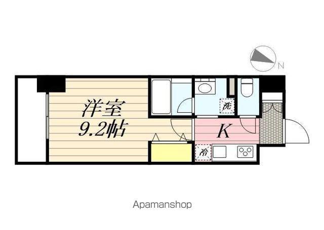 KDXレジデンス千葉中央イースト(1K/14階)の間取り写真