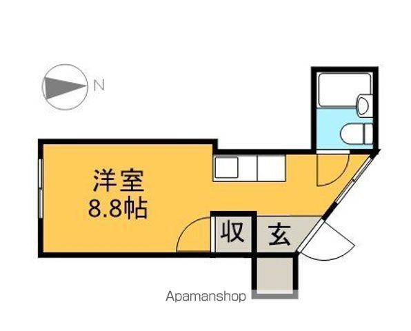 コーポハリマヤ(ワンルーム/2階)の間取り写真