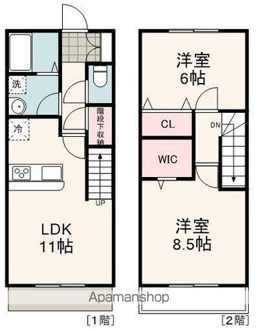 ソレアード堀込S(2LDK)の間取り写真