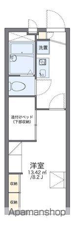 レオパレス松代海津(1K/1階)の間取り写真