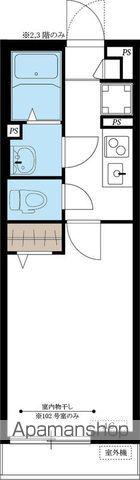 リブリ・アザリア(1K/1階)の間取り写真