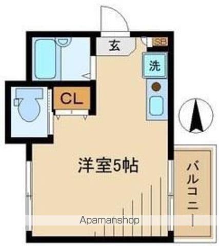 ストーリオ高円寺Ⅲ(ワンルーム/2階)の間取り写真