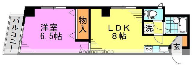 グランメール(1LDK/2階)の間取り写真