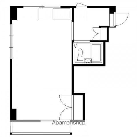 第一澤ビル(ワンルーム/4階)の間取り写真
