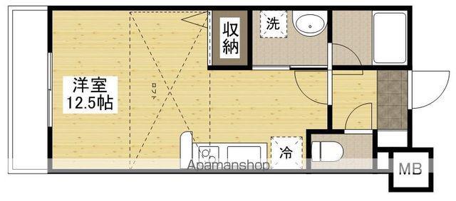 アルファレガロ三篠(ワンルーム/7階)の間取り写真