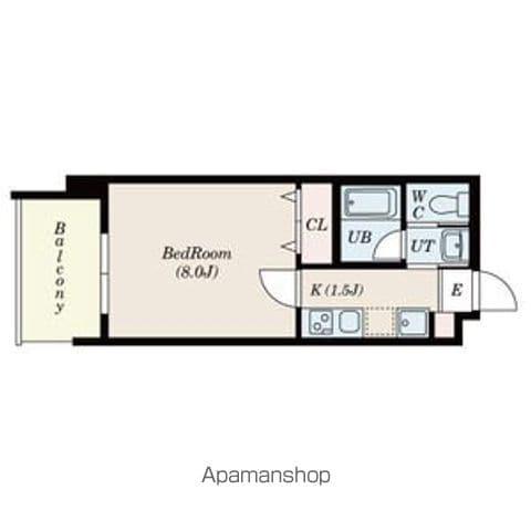 プライマル名古屋吹上(1K/5階)の間取り写真