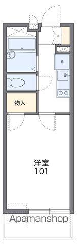 レオパレス旭丘(1K/3階)の間取り写真