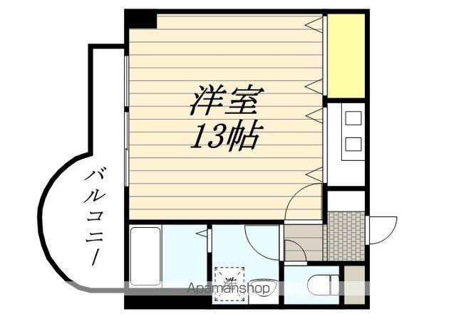 モアフィールド天神南(ワンルーム/4階)の間取り写真