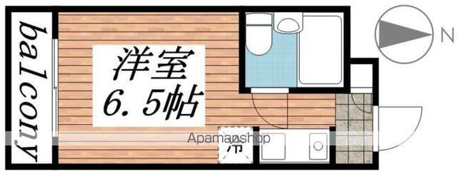 メゾン・ド・マニエール(ワンルーム/1階)の間取り写真