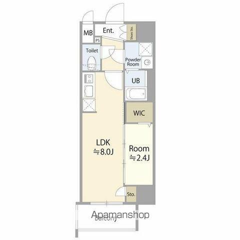 エスリード大曽根プレシャス(1LDK/11階)の間取り写真