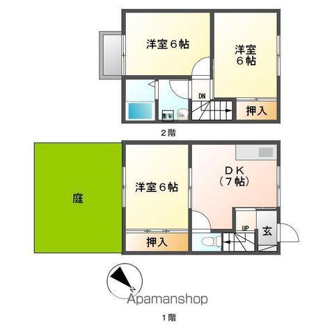 リッチメイト花畑(3DK)の間取り写真