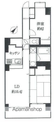 アーバンみらい石神井公園(2LDK/2階)の間取り写真