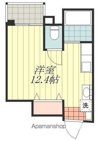 パークハイツ野本(ワンルーム/2階)の間取り写真