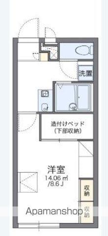 レオパレス日の隈(1K/1階)の間取り写真