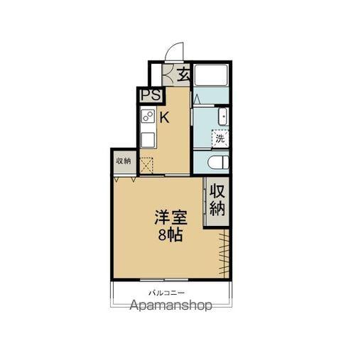 SUNNY PLACE(1K/1階)の間取り写真