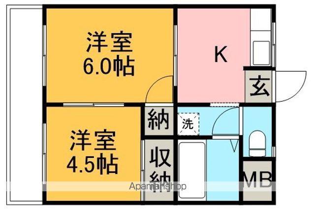 第二馬橋マンション 2階階 間取り