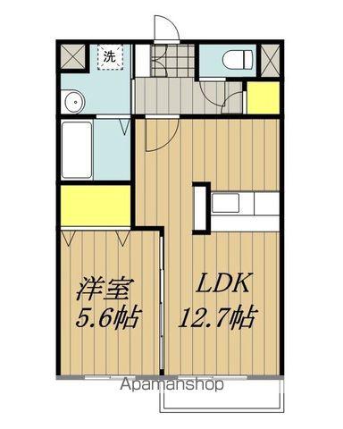 グリーンハイツ片桐(1LDK/1階)の間取り写真