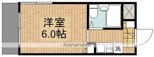 シティーホームズ的場(1K/1階)の間取り写真