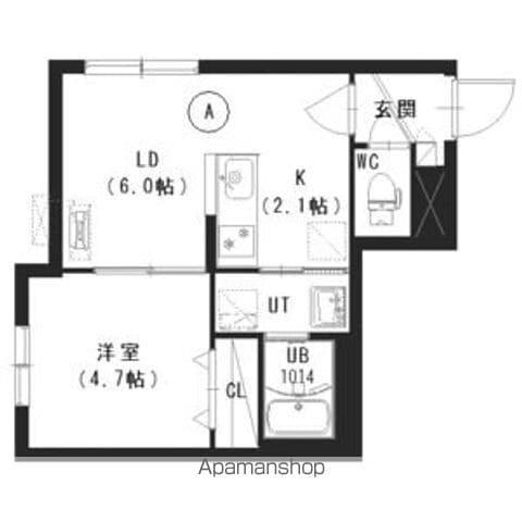 リエート平岸 平岸3-5(1LDK/2階)の間取り写真