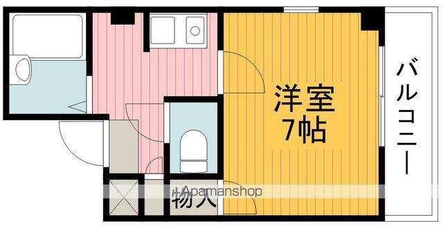 ギャレ蛍池(1K/3階)の間取り写真