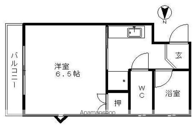 ダイソー10号館(1K/1階)の間取り写真