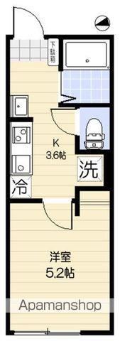 BLANC TERRACE MATSUDO(1K/3階)の間取り写真