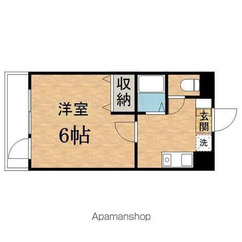 サンライズ大塚(1K/4階)の間取り写真